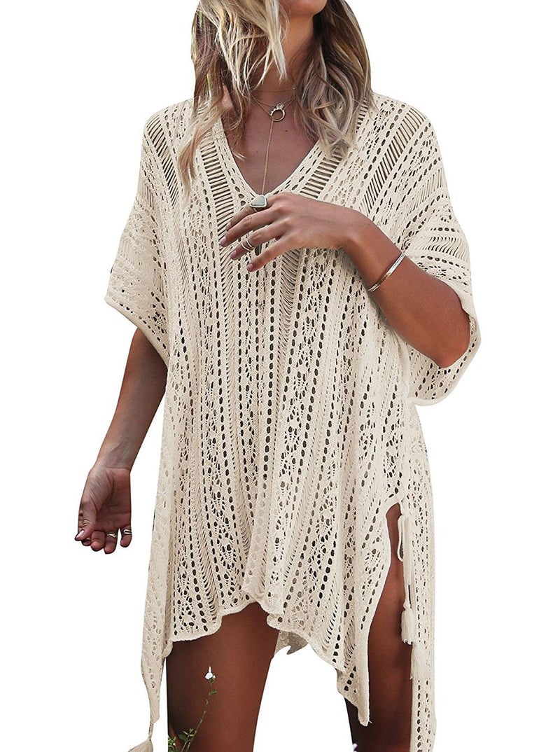 HARHAY Women's Summer Swimsuit Bikini 2023 Beach Swimwear Crochet Cover up - Image 1